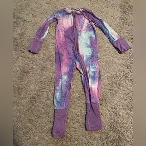 Little sleepies 6-12 month zippy watercolor